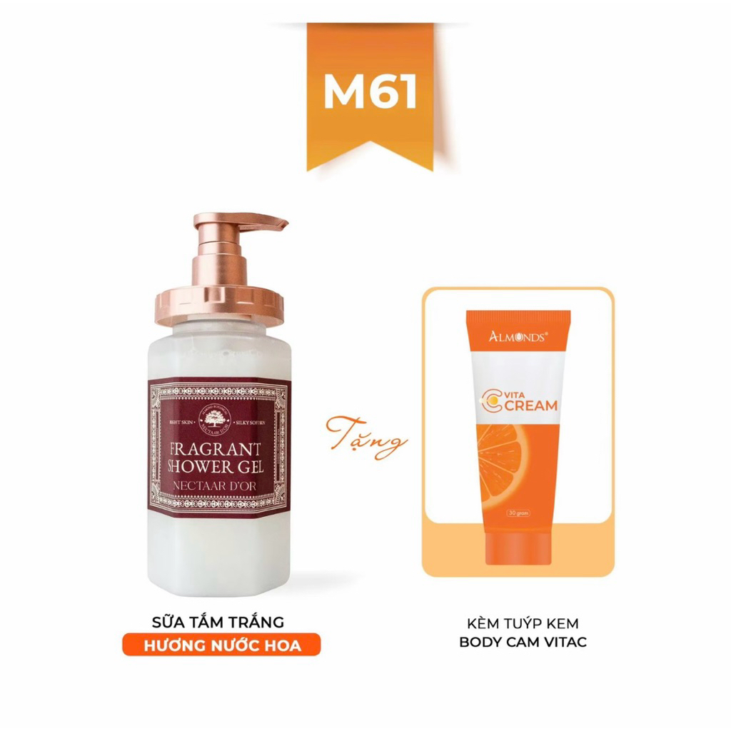 M61 : sữa tắm Almonds