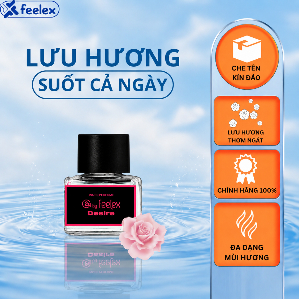 Nước hoa C24 by Feelex hương quyến rũ, ngọt ngào