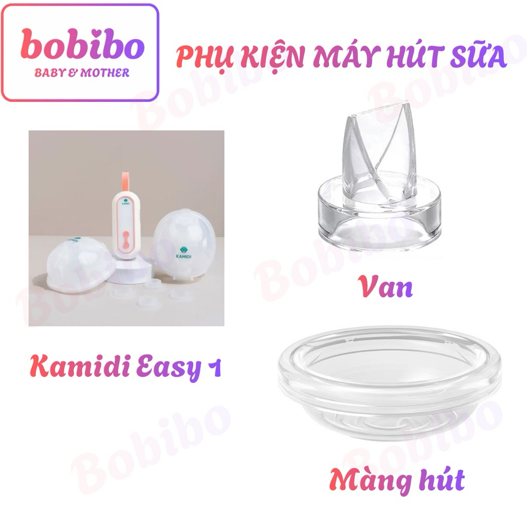 Van và Màng hút máy hút sữa Kamidi Easy 1- Phụ kiện thay thế máy hút sữa Kamidi Easy 1