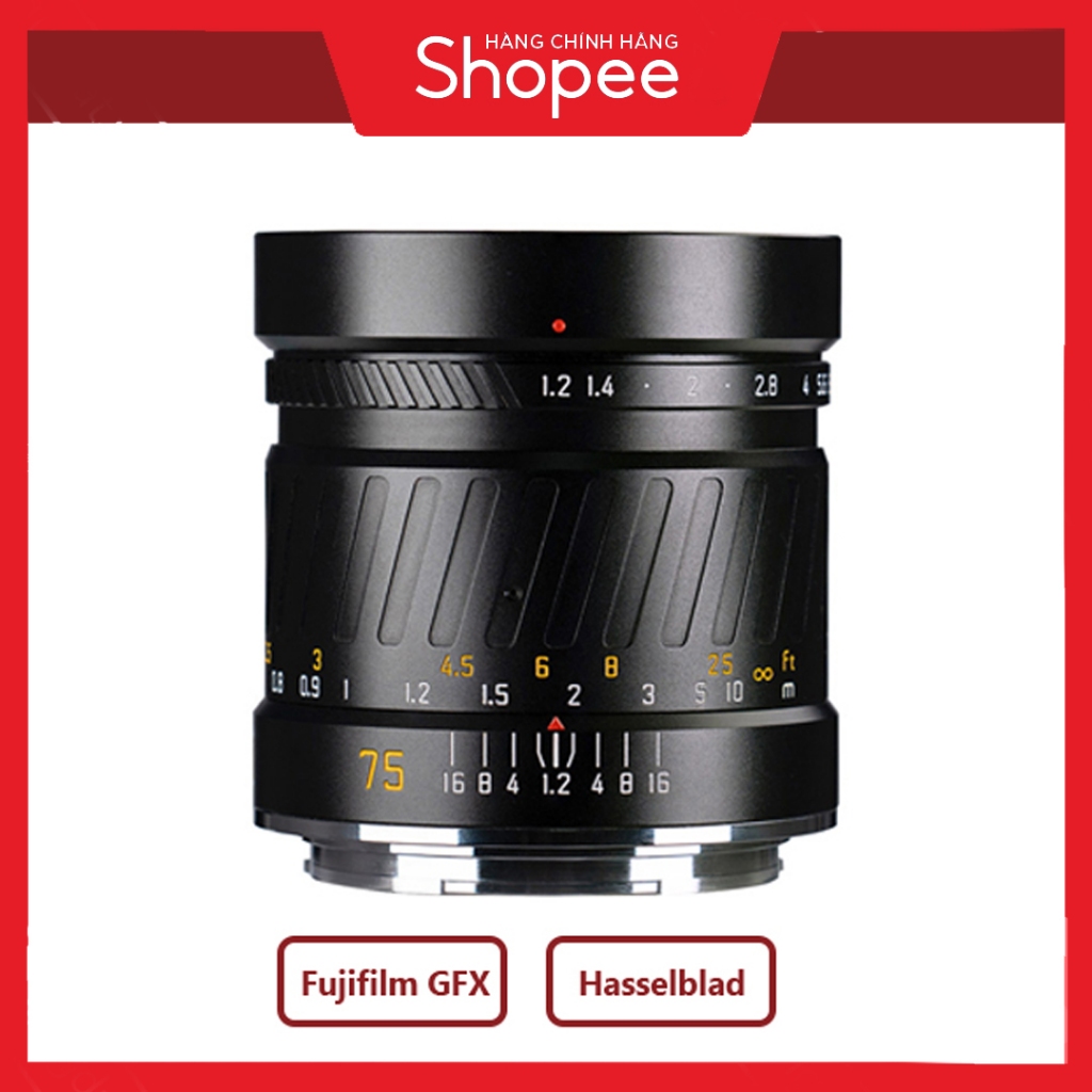 Ống Kính SG Image 75mm F1.2 for FUJIFILM GFX