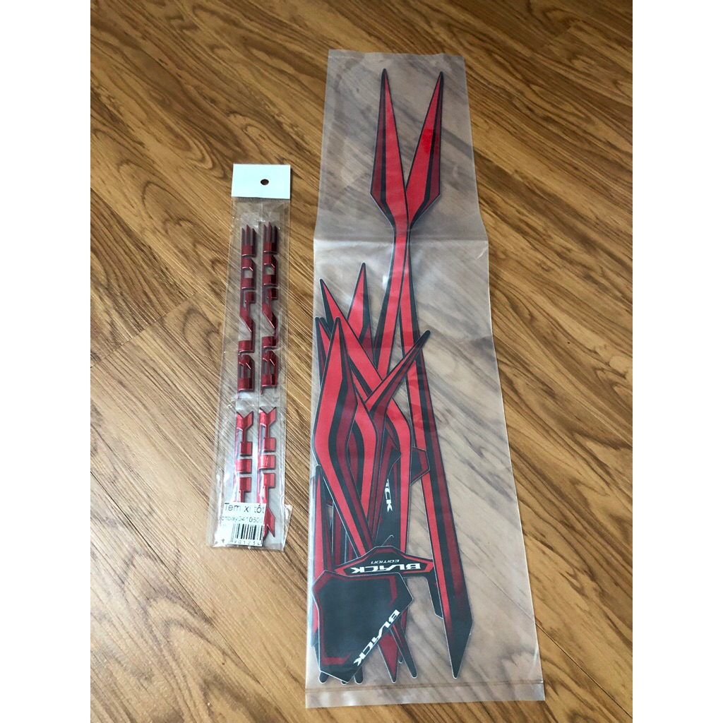 Trọn bộ tem dán 3 lớp xe AB air blade ( đời 2016-2017) tem zin theo xe chính hãng của honda