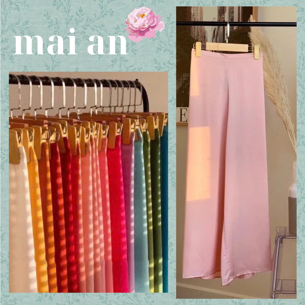 Quần áo dài lụa Tây Thi đủ màu - Áo Dài Mai An