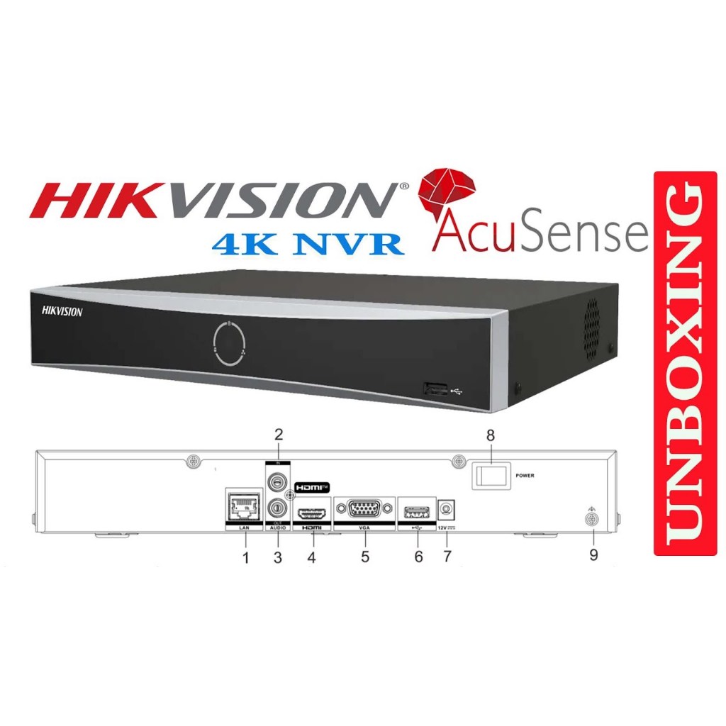 Đầu ghi hình IP 8 kênh AcuSense HIKVISION DS-7608NXI-K1