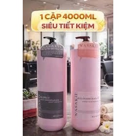 CẶP DẦU GỘI - XẢ NASAKI ( 2000ML /1 CHAI ) SIÊU TIẾT KIỆM ( HÀNG CHUẨN - CHẤT LƯỢNG CAO ĐƯỢC NHIỀU N