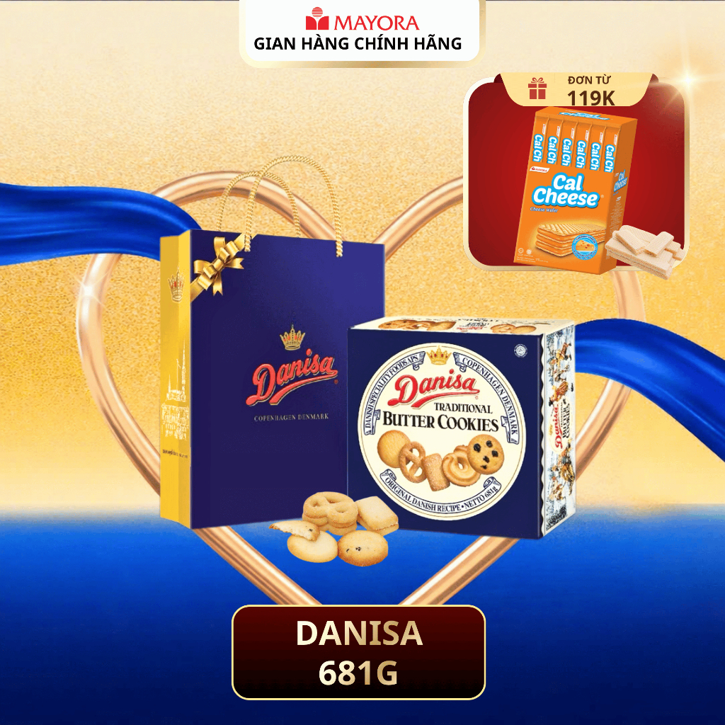 Bánh Quy Bơ Mayora Danisa 681G