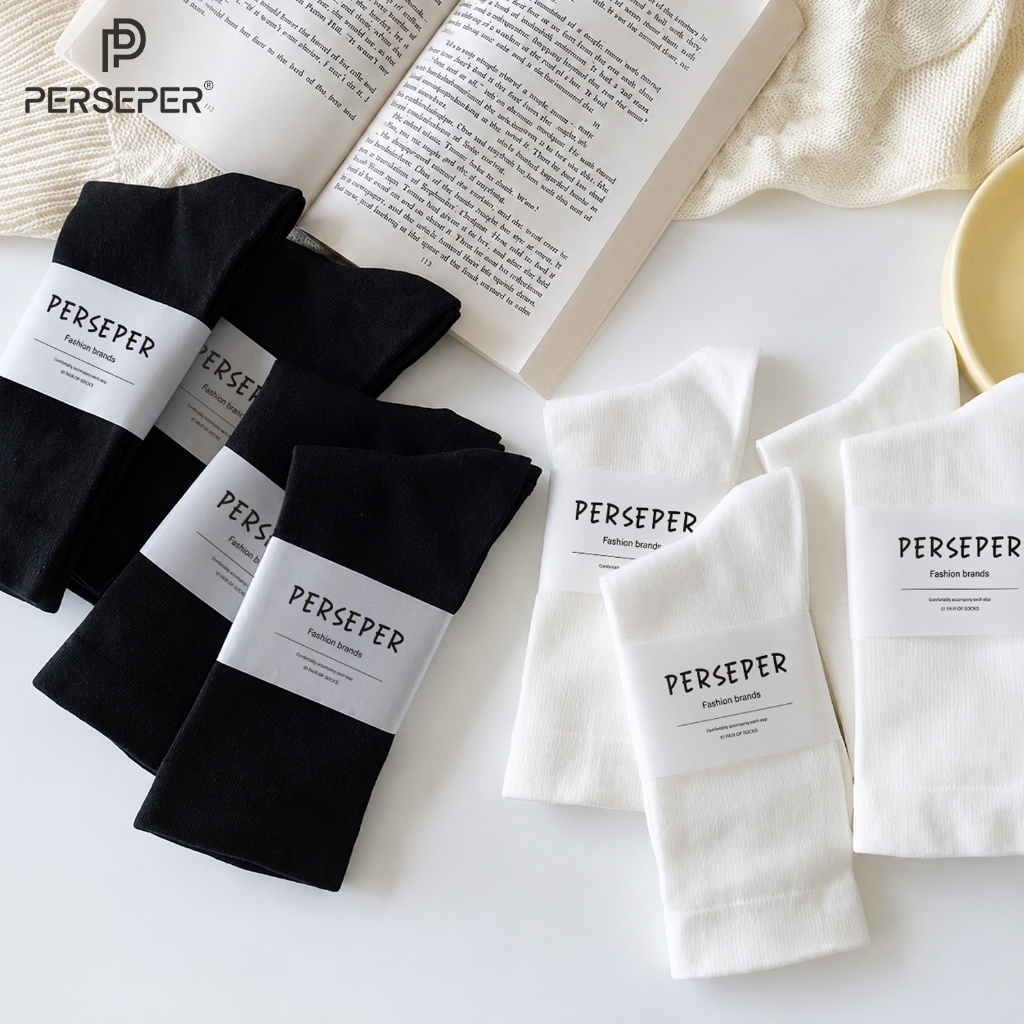 Tất cổ cao nữ chất liệu cotton thoáng khí chống hôi chân - Cherry Shop