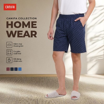 Quần short nam CANIFA quần đùi mặc nhà 8LB26A001