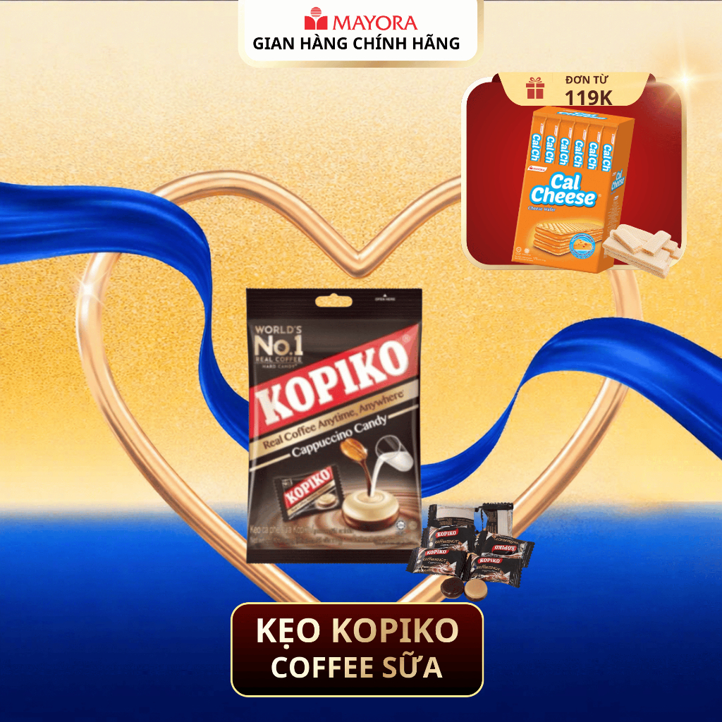 Kẹo Cà Phê Sữa Mayora Kopiko 140G