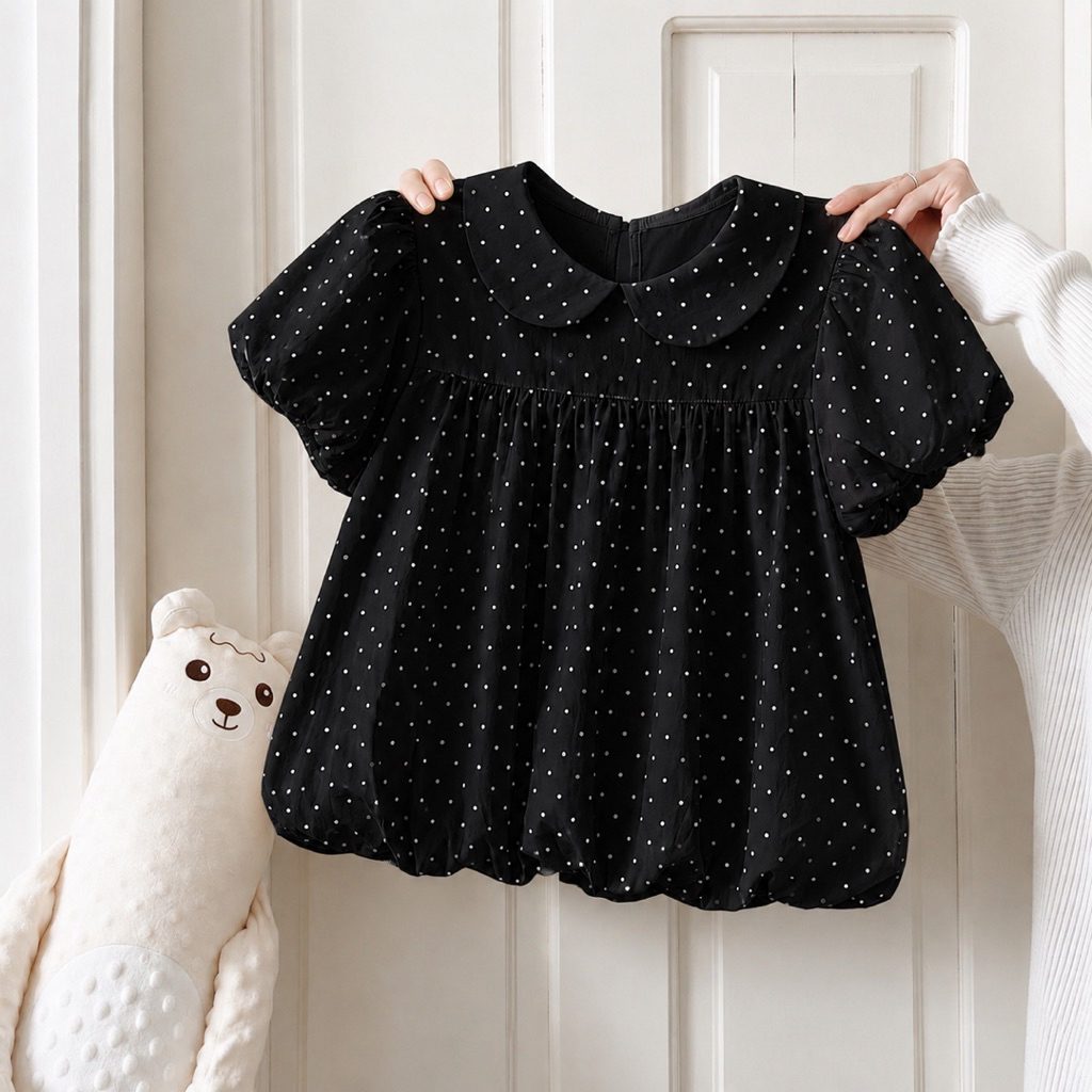 [MỞ BÁN] Áo Babydoll cổ sen tay bồng tiểu thư 2 lớp vải gió sần mịn mát mùa hè cho nữ m6613 | BigBuy360 - bigbuy360.vn