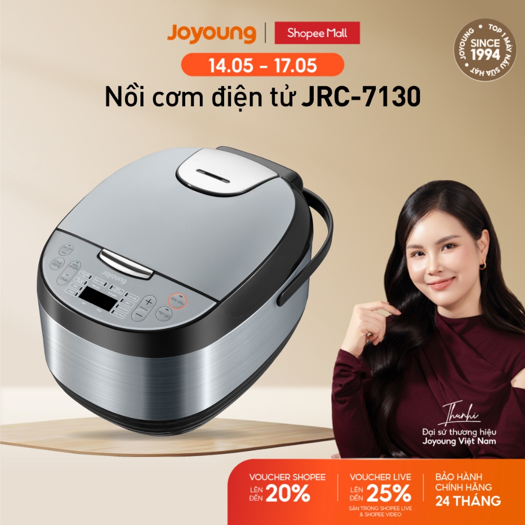 Nồi cơm điện tử Joyoung JRC-7130 | Dung tích 1.8L | Công suất 850W