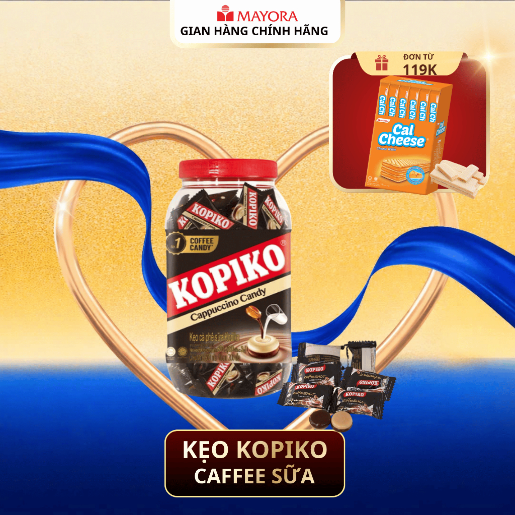 Kẹo Cà Phê Sữa Mayora Kopiko 560G