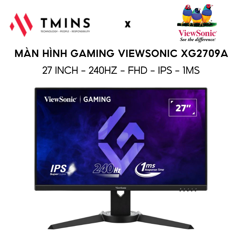 Màn hình gaming ViewSonic XG2709A 27 inch FHD IPS 240Hz