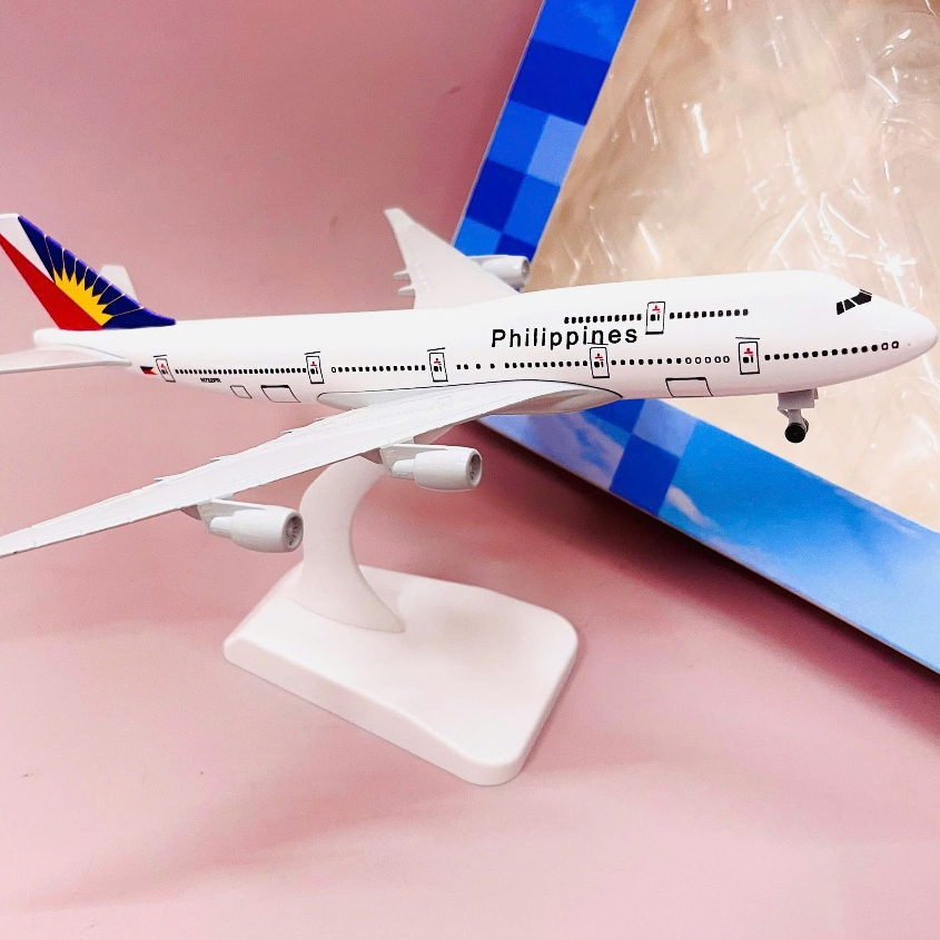 MÁY BAY BOEING 747 HÃNG HÀNG KHÔNG QUỐC GIA PHILIPPINES AIRLINES - PHIÊN BẢN HỢP KIM CAO CẤP TỈ LỆ 1