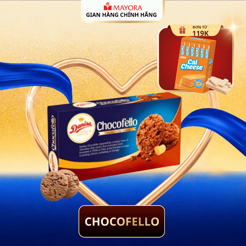 Bánh Quy Mayora Danisa Chocofello 150G