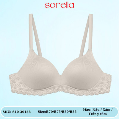 Áo ngực nữ S10-30158 không gọng, mút mỏng, cúp xéo