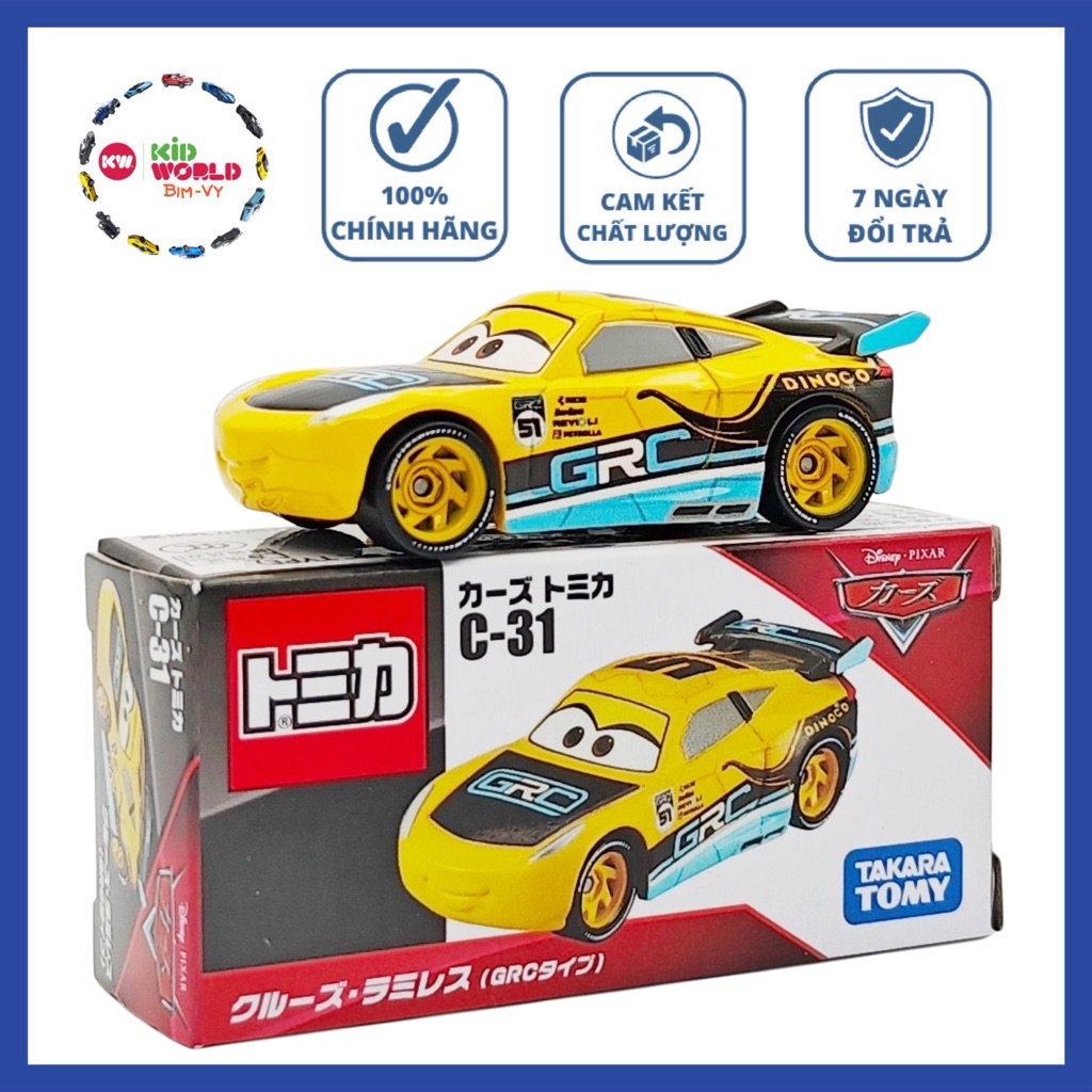Xe mô hình Tomica Box Disney Pixar McQueen Cars-Cruz Ramirez C-31.