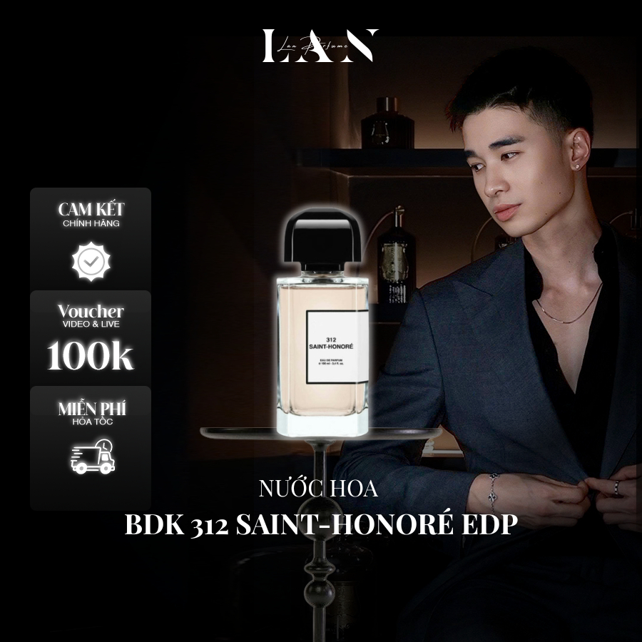 [LAN] Nước hoa Unisex BDK 312 Saint-Honore EDP 100ml Fullbox