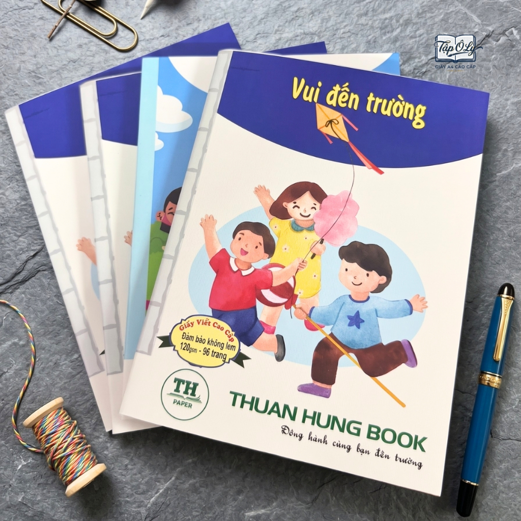 Lốc 10 Cuốn Tập Ô Ly 96 Trang Cho Học Sinh, Bìa Cứng, Giấy Dày Không Lem Mực, Vở 4-5 Ô Ly, Tập Viết