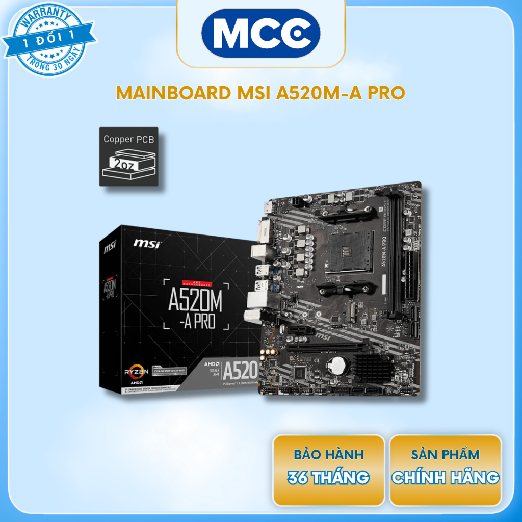 Mainboard MSI A520M-A PRO