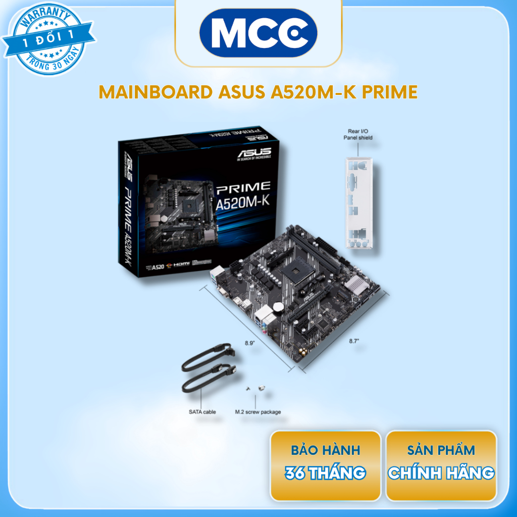 Mainboard Asus A520M-K Prime ( Socket AM4 )