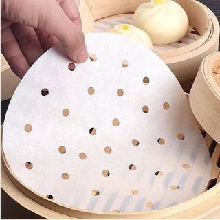 Giấy nến đục lỗ Eufood dùng cho nồi chiên không dầu hoặc hấp bánh bao