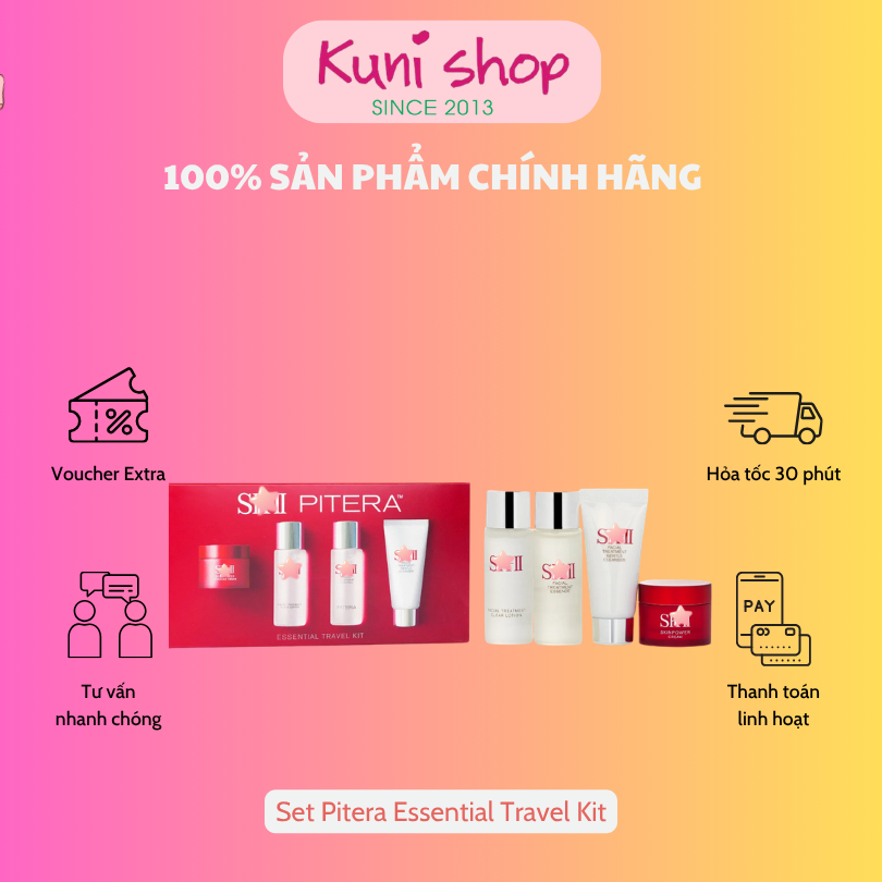 Set dưỡng da Pitera Essential Travel Kit
