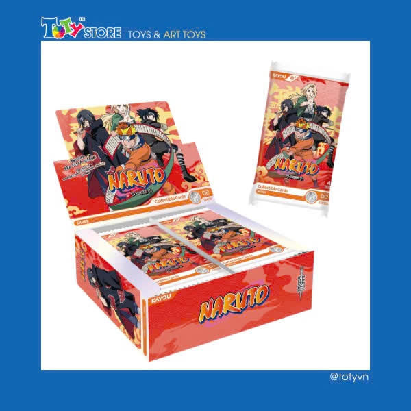[CHÍNH HÃNG] (MUA 1 TẶNG 1) Box 30 pack 120 Card bo góc Naruto - Smriti Earth Scroll 002 SEA - Kayou