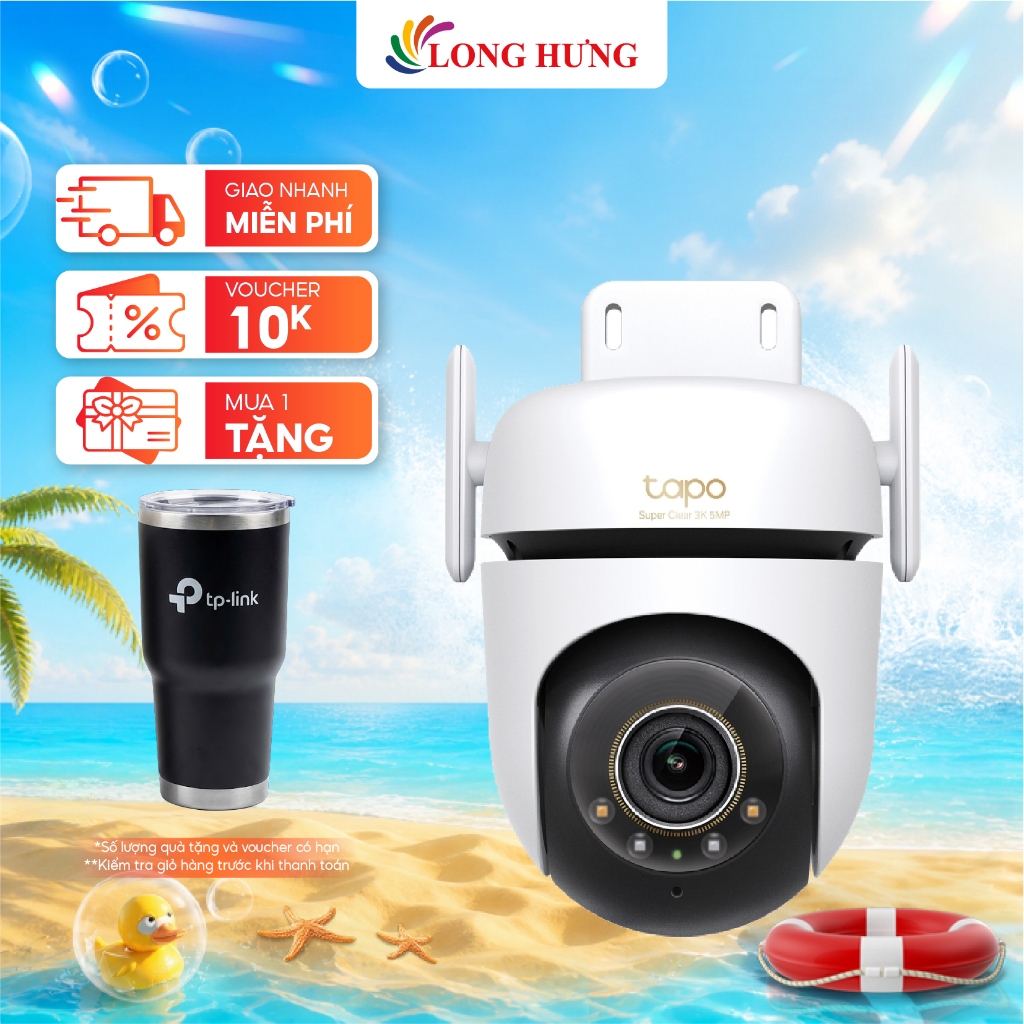 Camera ngoài trời TP-Link Tapo Outdoor Pan/Tilt Home Security Wifi 3K C530WS - Hàng chính hãng