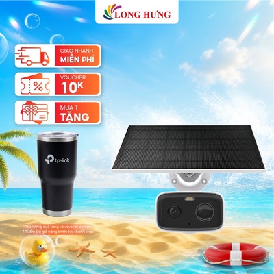 Camera an ninh năng lượng mặt trời TP-Link Tapo AI Kit Solar-Powered Security C400 KIT - Hàng chính hãng
