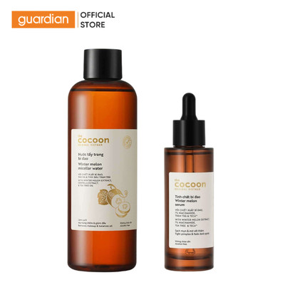 Combo Nước Tẩy Trang Bí Đao Cocoon 500ml & Tinh Chất Bí Đao Cocoon Winter Melon Serum 70Ml | Guardian Việt Nam