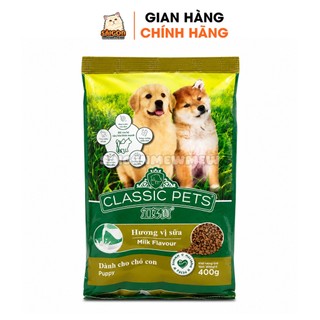 Combo 5 Gói CLASSIC PETS PUPPY 400g – Hạt Cho Cún Con Tập Ăn, Phát Triển Khỏe Mạnh