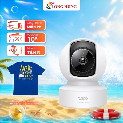 Camera trong nhà TP-Link Tapo Pan/Tilt Home Security Wifi 4MP 2K C222 - Hàng chính hãng