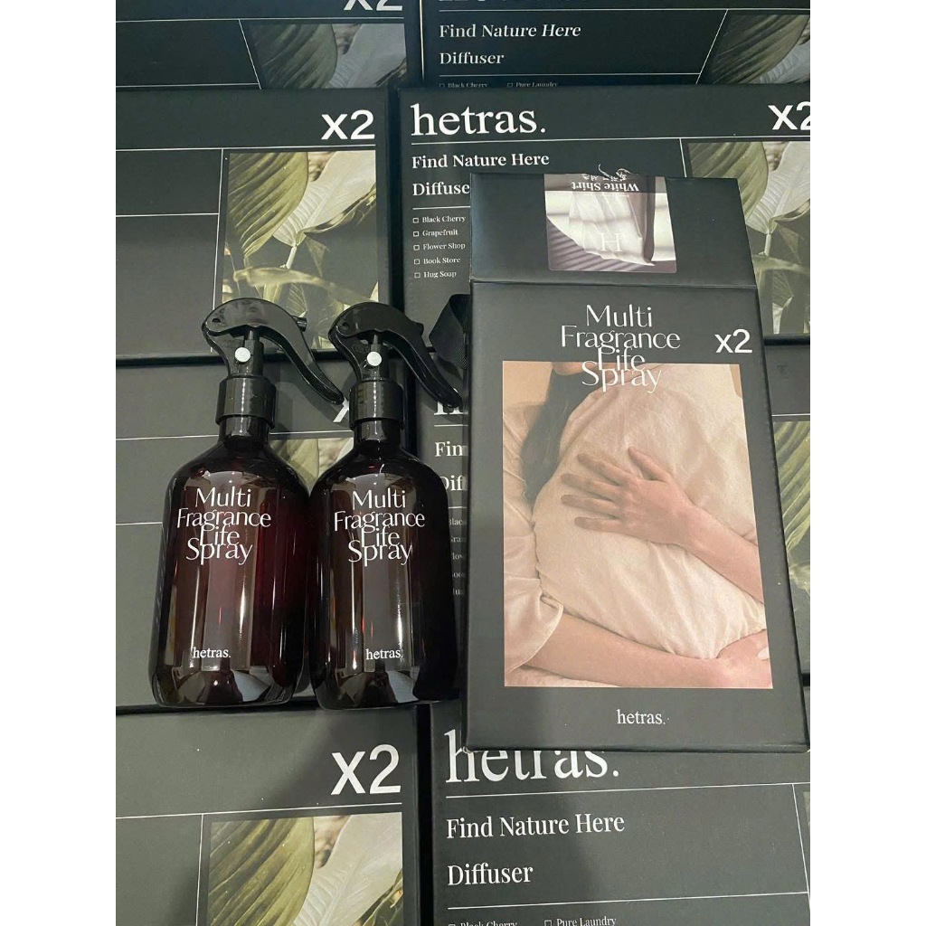 Xịt Thơm Đa Năng Hương Nước Hoa HETRAS Multi Fragrance Life Spray 300ml  Hotel Wood