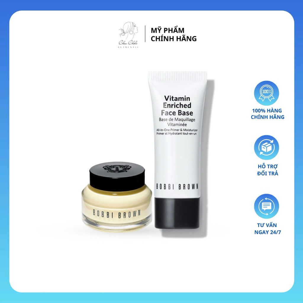 Kem Lót Bobbi Brown Vitamin Enriched Face Base 15ml | Kem Lót Dưỡng Ẩm Makeup Base