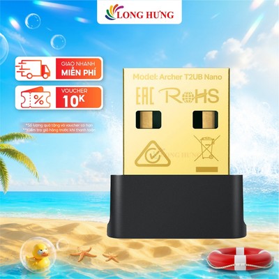 USB Wifi AC600 TP-Link Archer T2UB Nano - Hàng chính hãng