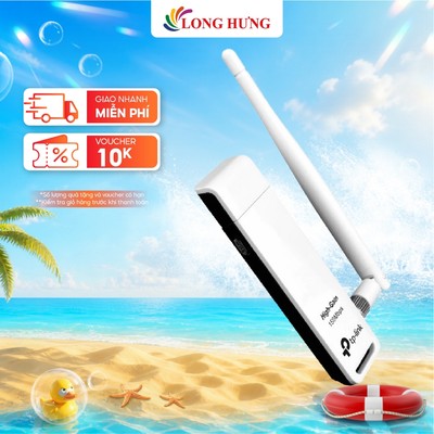 USB Wifi 150Mbps TP-Link High Gain Wireless TL-WN722N - Hàng chính hãng