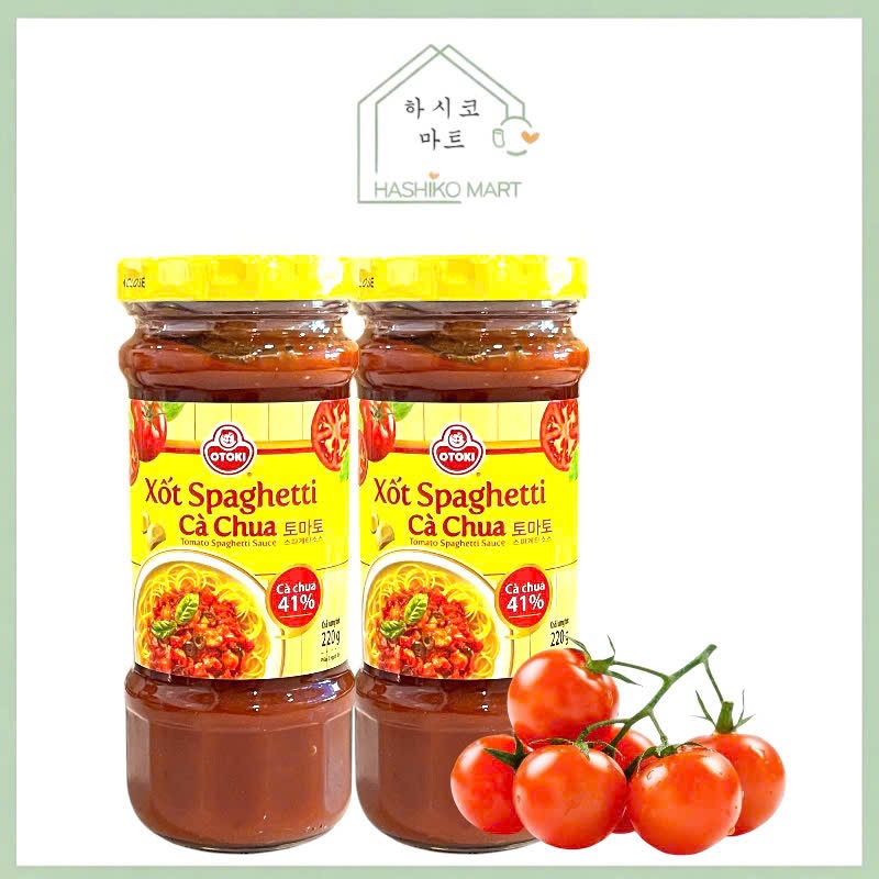 [COMBO 2 CHAI] SỐT SPAGHETTI OTTOGI 220G LÀM TỪ CÀ CHUA TỰ NHIÊN