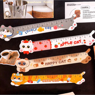 Thước Kẻ Dẻo Hoạt Hình Dễ Thương 15cm
