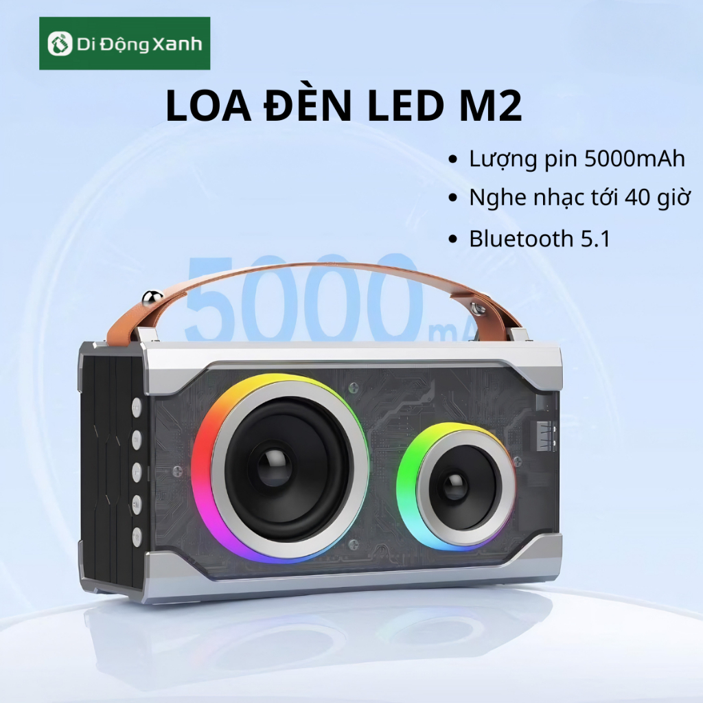 Loa bluetooth Foneng M2 âm thanh cực hay. Đèn led sống động