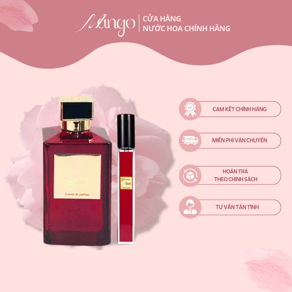 (Auth) Nước hoa chiết Nữ mfk baccarat rouge 540 extrait de parfum | Sang trọng - Đẳng cấp - Quý phái