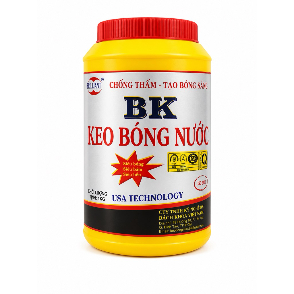 Keo chống thấm, tạo bóng sáng BK 1 lít
