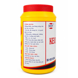 Keo chống thấm, tạo bóng sáng BK 1 lít
