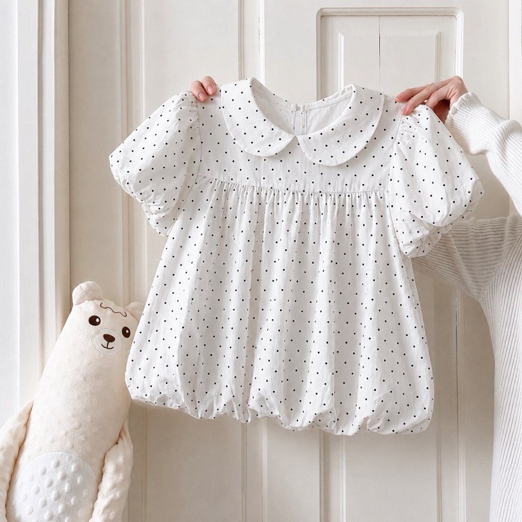 [MỞ BÁN] Áo Babydoll cổ sen tay bồng tiểu thư 2 lớp vải gió sần mịn mát mùa hè cho nữ m6613 | BigBuy360 - bigbuy360.vn