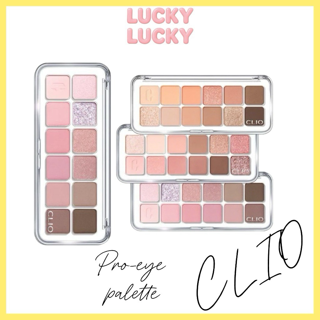 (MÀU 01-12) Bảng phấn mắt 12 ô Clio Pro Eye Palette Air