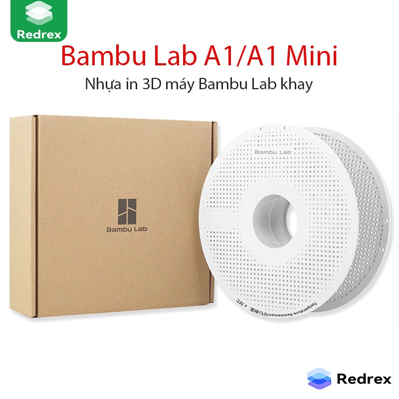 Bambu Lab AMS Khay nhựa tái dùng – Chịu nhiệt thấp/cao – Cho PLA/PETG/ABS/TPU – A1/A1 Mini