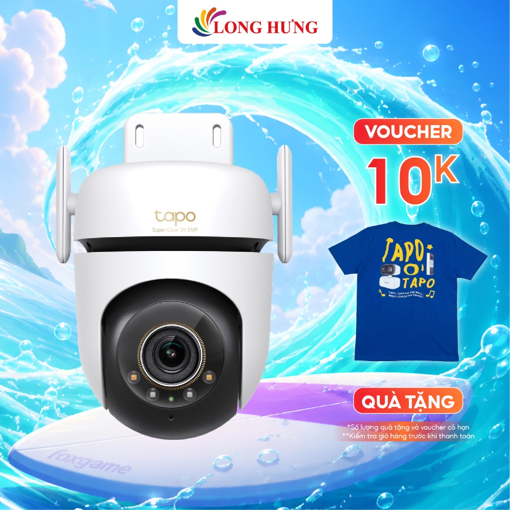 Camera ngoài trời TP-Link Tapo Outdoor Pan/Tilt Home Security Wifi 3K C530WS - Hàng chính hãng