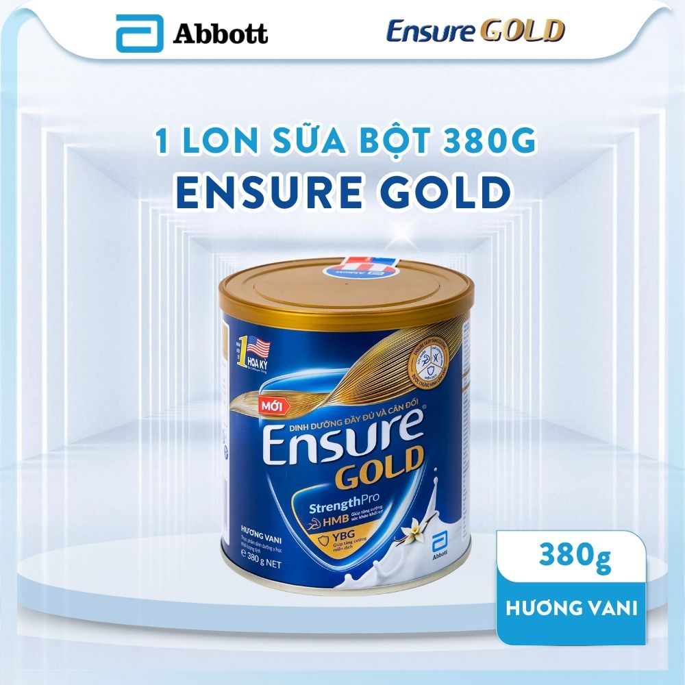 COMBO SỮA ENSURE GOLD DẠNG BỘT HƯƠNG VANI 380G
