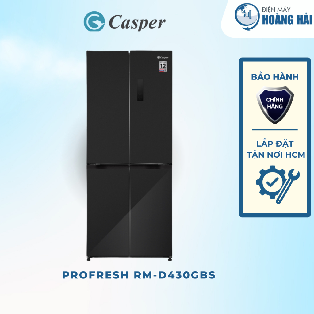 RM-D430GBS | Tủ Lạnh Casper Inverter 430 Lít RM-D430GBS - HÀNG CHÍNH HÃNG 100%
