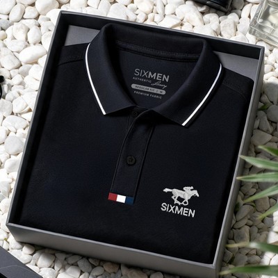 Áo polo nam cao cấp SIXMEN [Tặng Kèm Hộp Quà Xịn] vải cá sấu FeelMax thoáng mát - ITALY HORSE