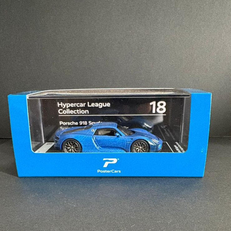 🔥 Porsche 918 Spyder 1:64 Xanh Sapphire – Mô Hình Xe Cao Cấp | Siêu Xe Sưu Tầm Hot